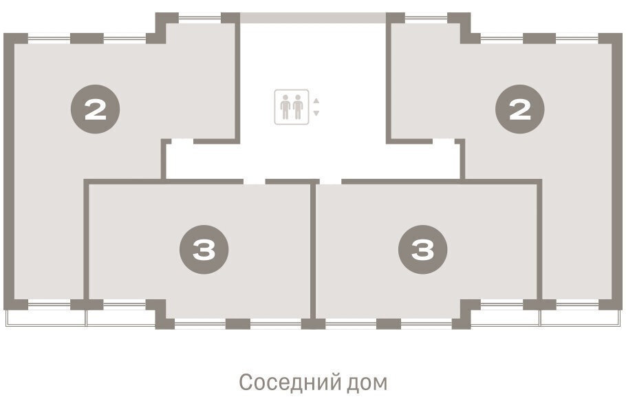 квартира г Тюмень ЖК «Октябрьский на Туре» Калининский административный округ фото 3