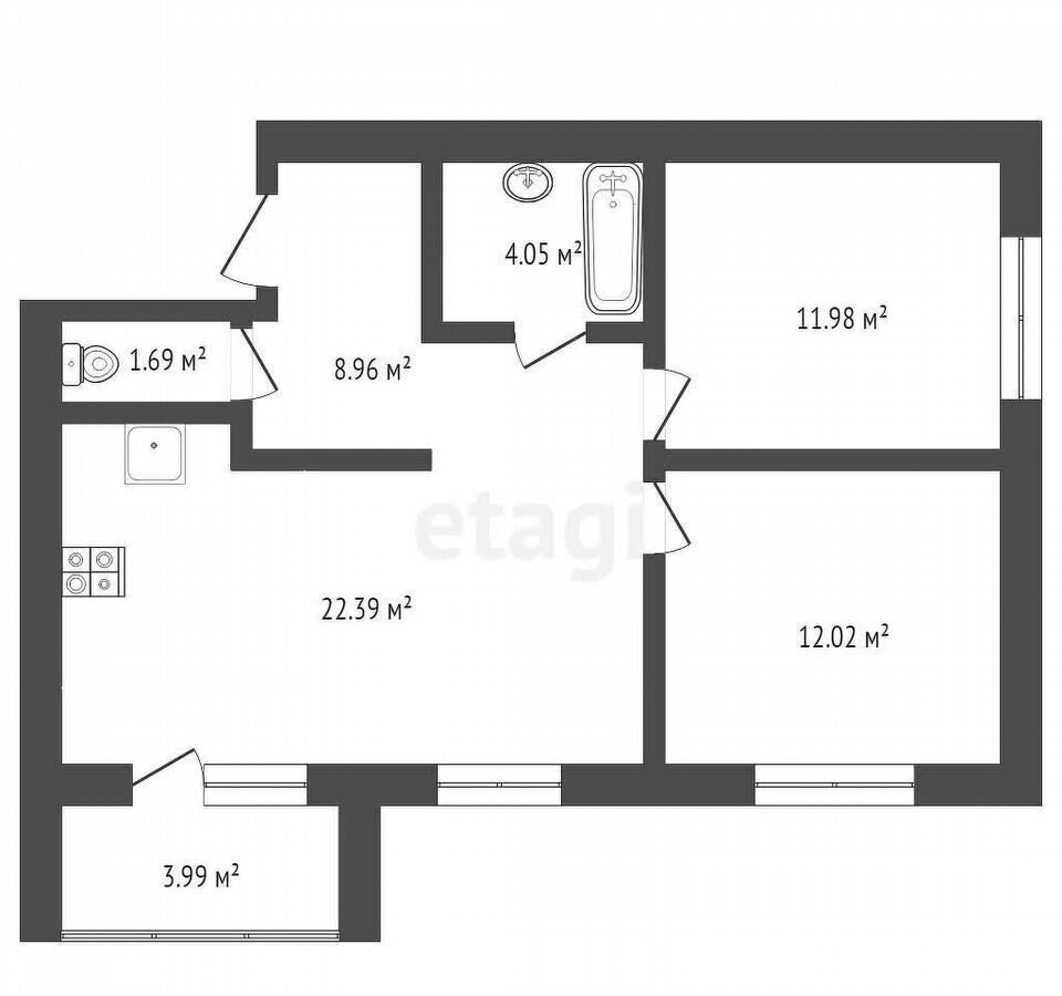 квартира г Стерлитамак Советский ул Карла Маркса 111 фото 12