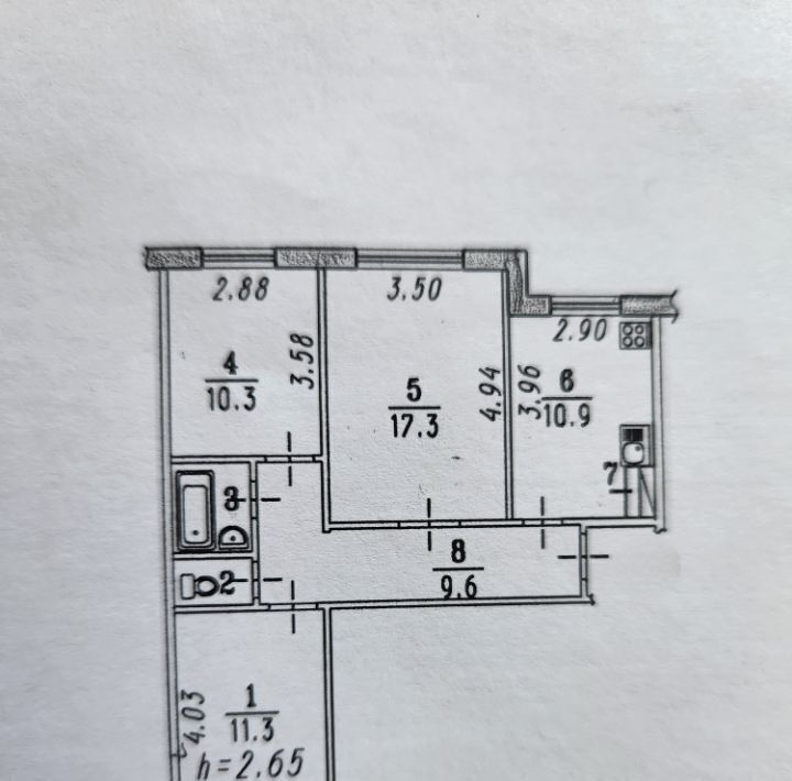 квартира г Омск р-н Кировский ул Конева 32/1 Кировский АО фото 14