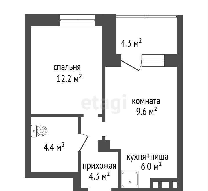 квартира г Красноярск р-н Свердловский ул Лесников 45 ЖК «Тихие зори (Красстрой)» фото 9