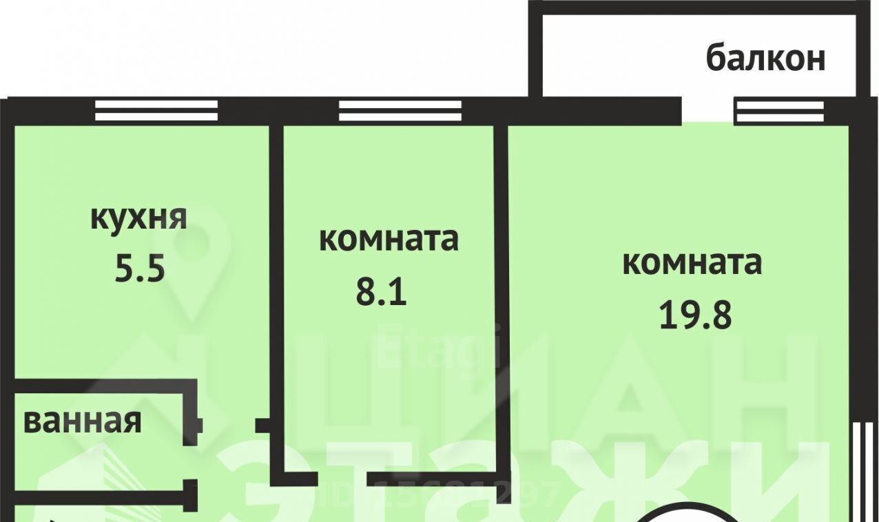 квартира г Казань р-н Приволжский ул Баки Урманче 7 ЖК «Солнечный город» Проспект Победы фото 2