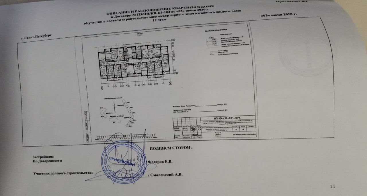 квартира г Санкт-Петербург метро Обухово ул Русановская 24 ЖК «Аквилон Sky» округ Народный фото 5