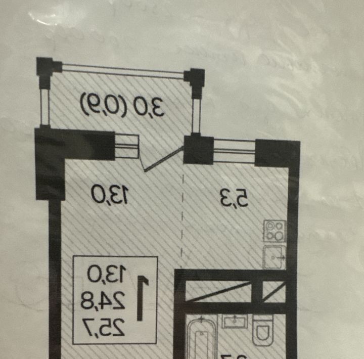 квартира г Краснодар р-н Прикубанский ул 3-я Трудовая 1/3 фото 9