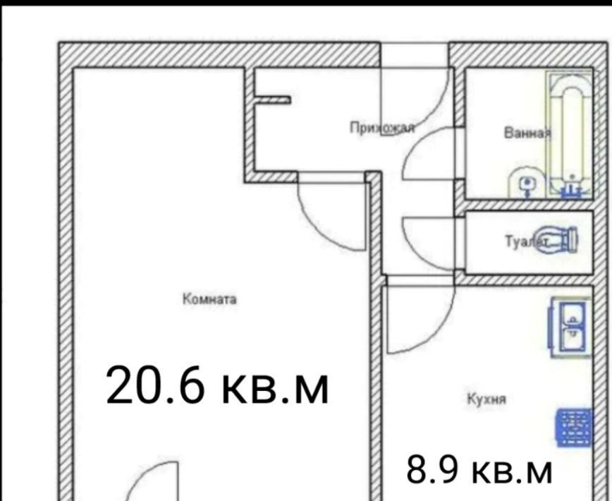 квартира г Москва метро Щелковская ул Байкальская 12к/2 фото 10