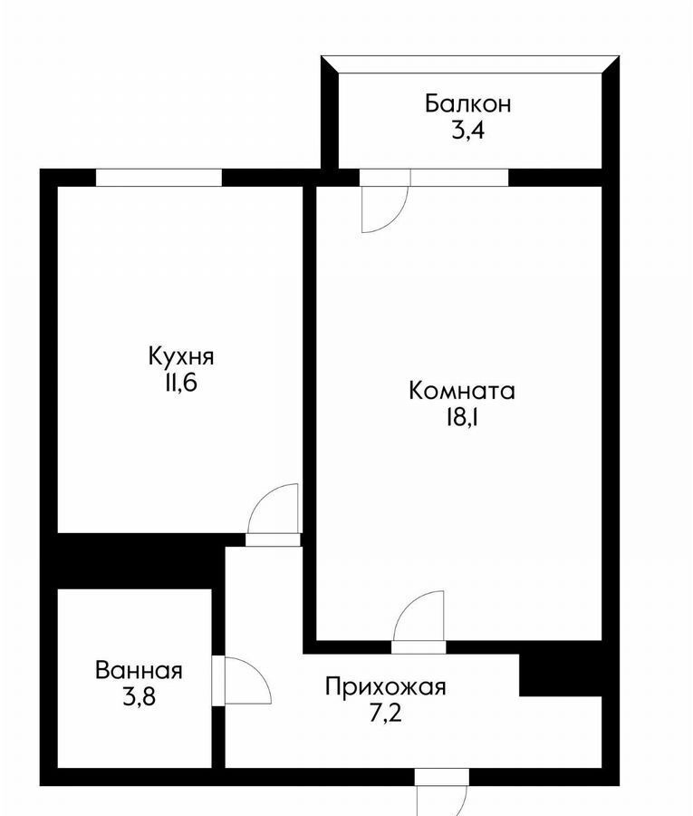 квартира г Краснодар р-н Карасунский ул Автолюбителей 1/7к 1 квартал «Премьера» фото 6