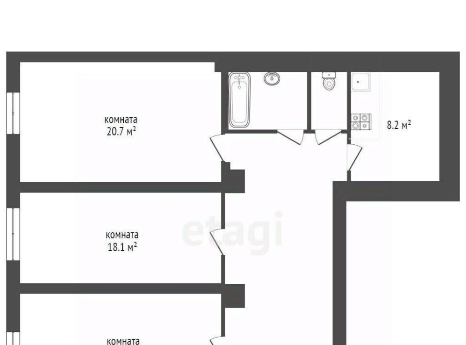 квартира г Москва метро Коптево ул Коптевская 83к/2 муниципальный округ Коптево фото 2