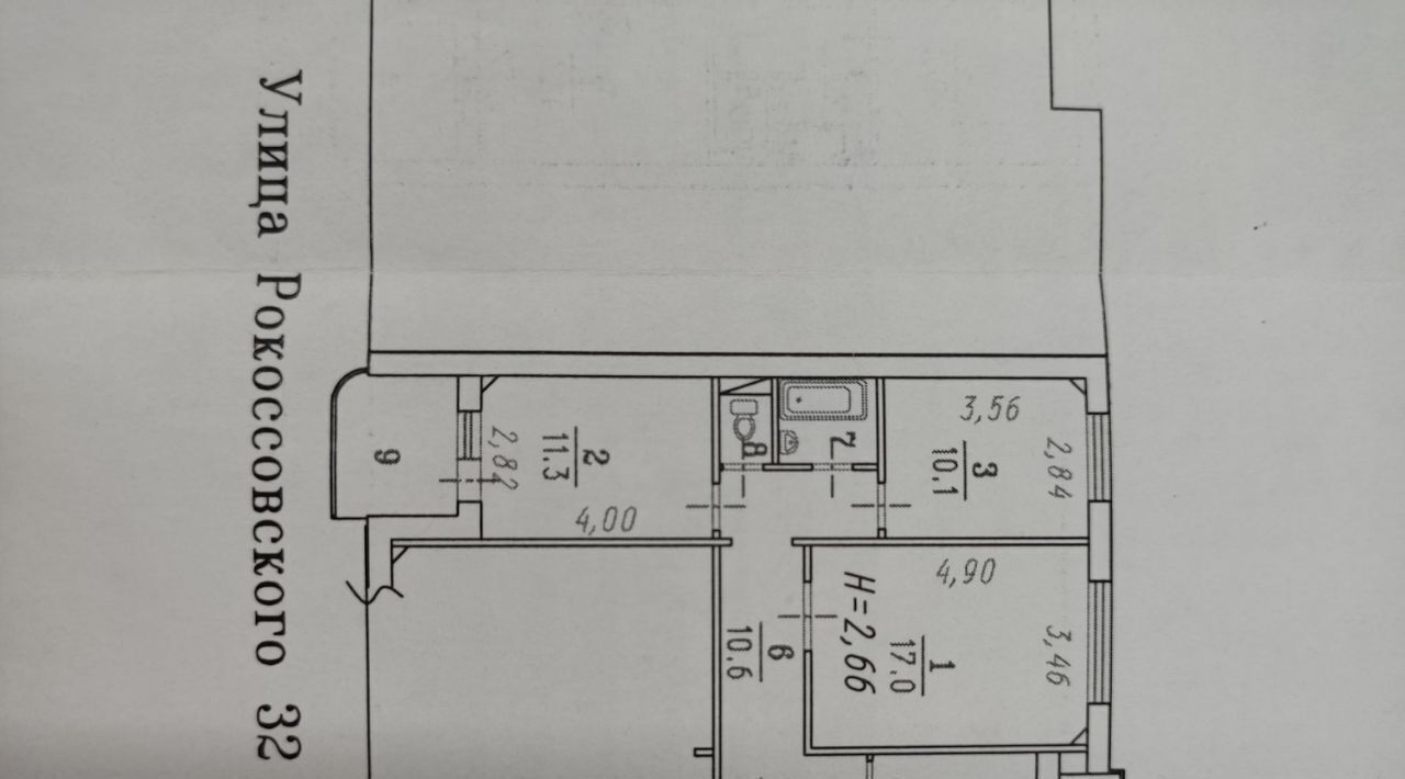 квартира г Омск р-н Кировский ул Рокоссовского 32 Кировский АО фото 12