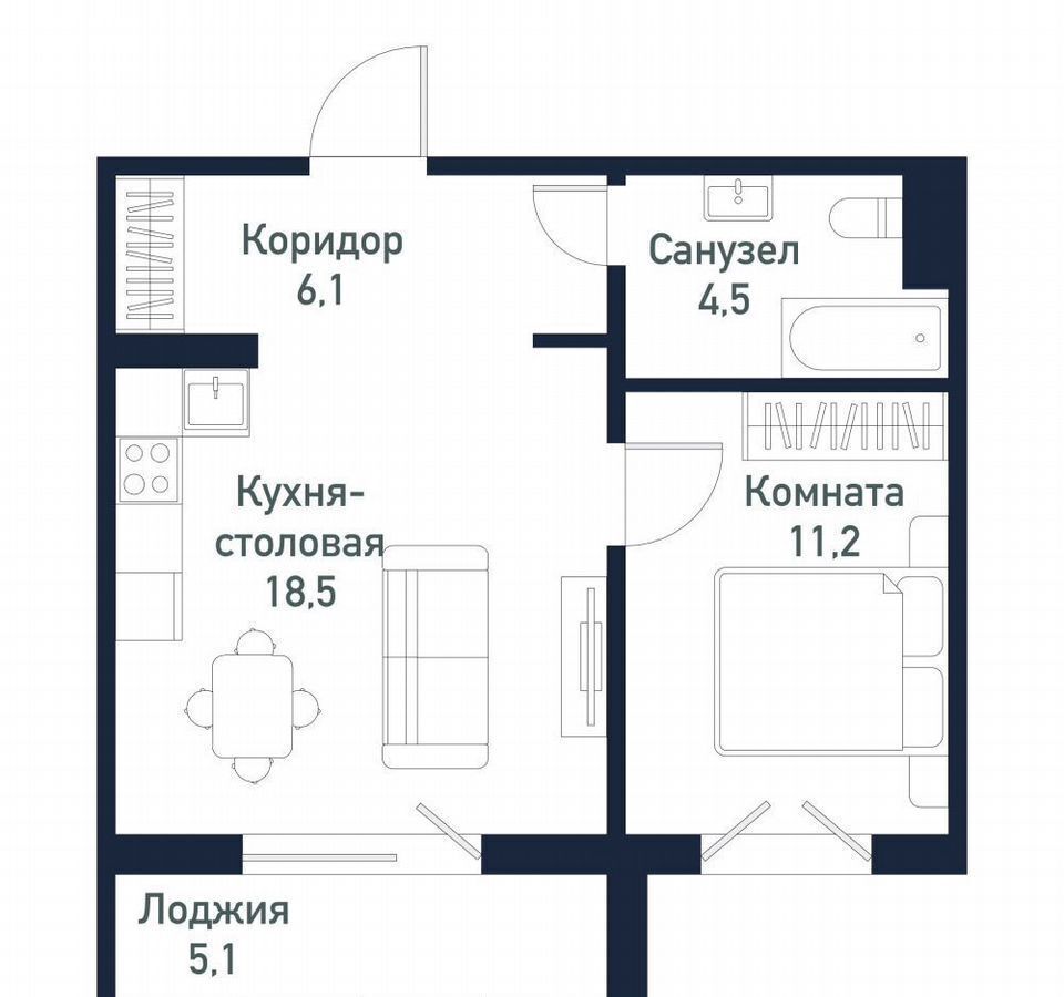 квартира р-н Сосновский п Терема д. 43, Челябинск фото 2