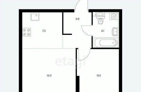 квартира г Казань р-н Советский Суконная слобода ЖК «Сиберово» фото 2