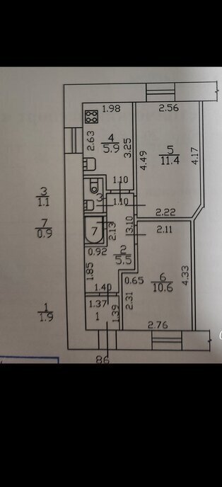 квартира г Санкт-Петербург метро Василеостровская Острова ул 20-я линия В.О. 13б округ № 7 фото 4