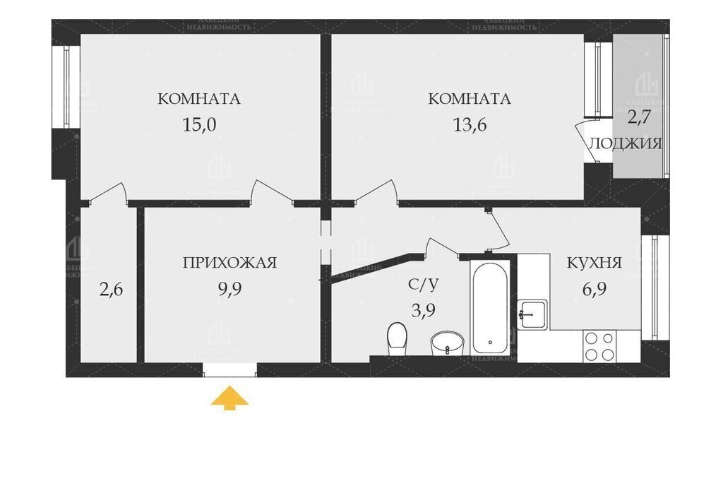 квартира г Санкт-Петербург метро Комендантский Проспект ул Долгоозёрная 10 округ Юнтолово фото 2