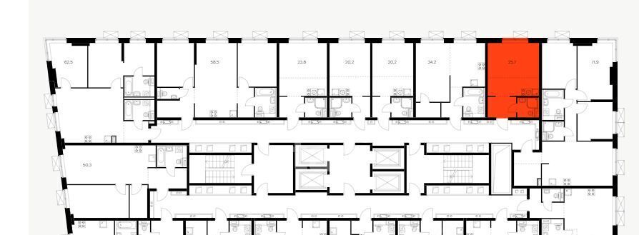 квартира г Москва метро Озерная Очаково ЖК Новое Очаково к 1. 4 фото 4