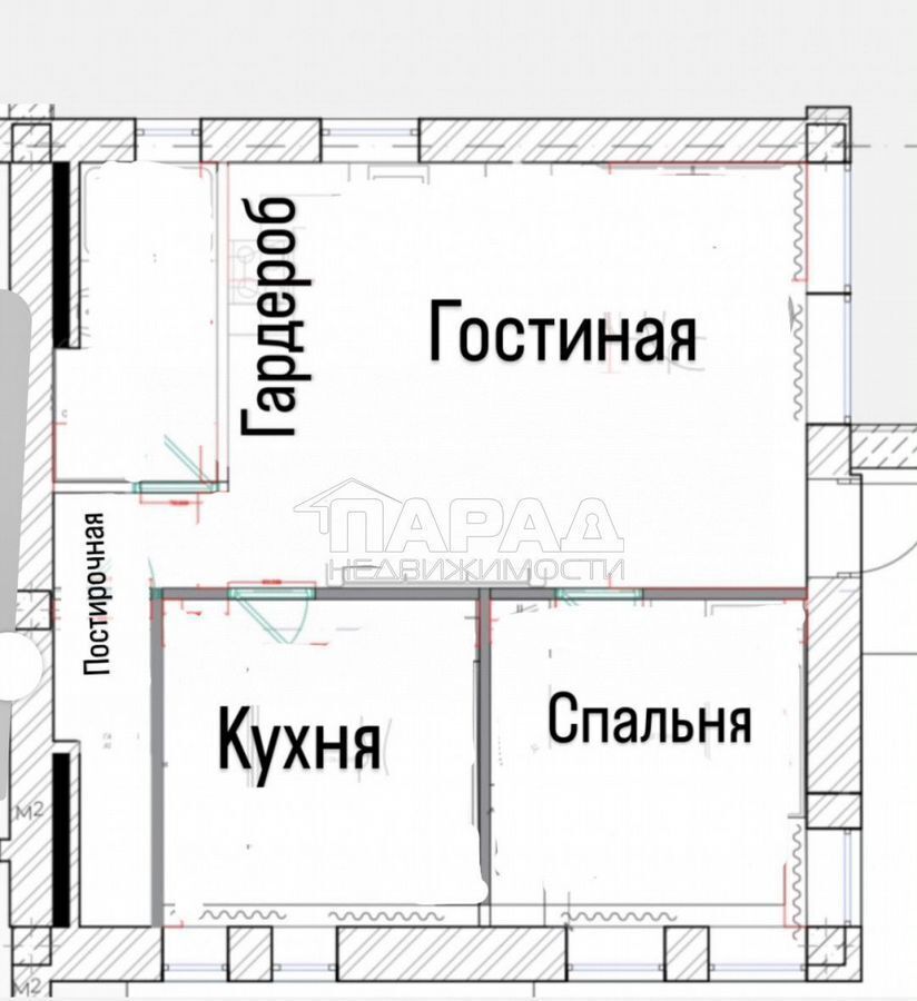 квартира р-н Симферопольский с Мирное пер Строительный 3 Мирновское сельское поселение фото 6