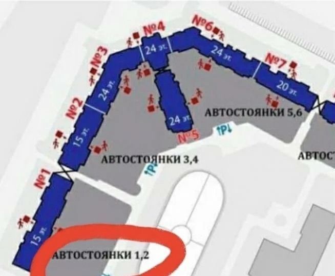 машиноместо г Санкт-Петербург метро Площадь Мужества р-н Пискарёвка пр-кт Кондратьевский 68к/4 фото 1