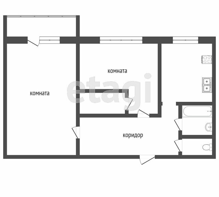 квартира г Челябинск р-н Металлургический ул Ярослава Гашека 4 фото 11