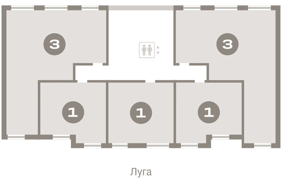 квартира г Тюмень ЖК «Октябрьский на Туре» фото 3