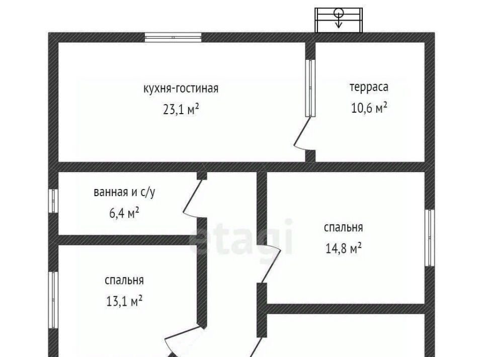 дом р-н Динской с Красносельское ул Заречная 5 Красносельское сельское поселение фото 23