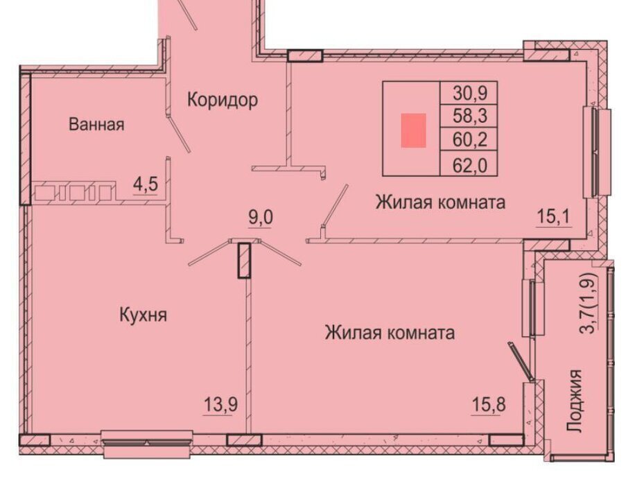 квартира г Пермь р-н Индустриальный пер Бисерский 5 фото 2