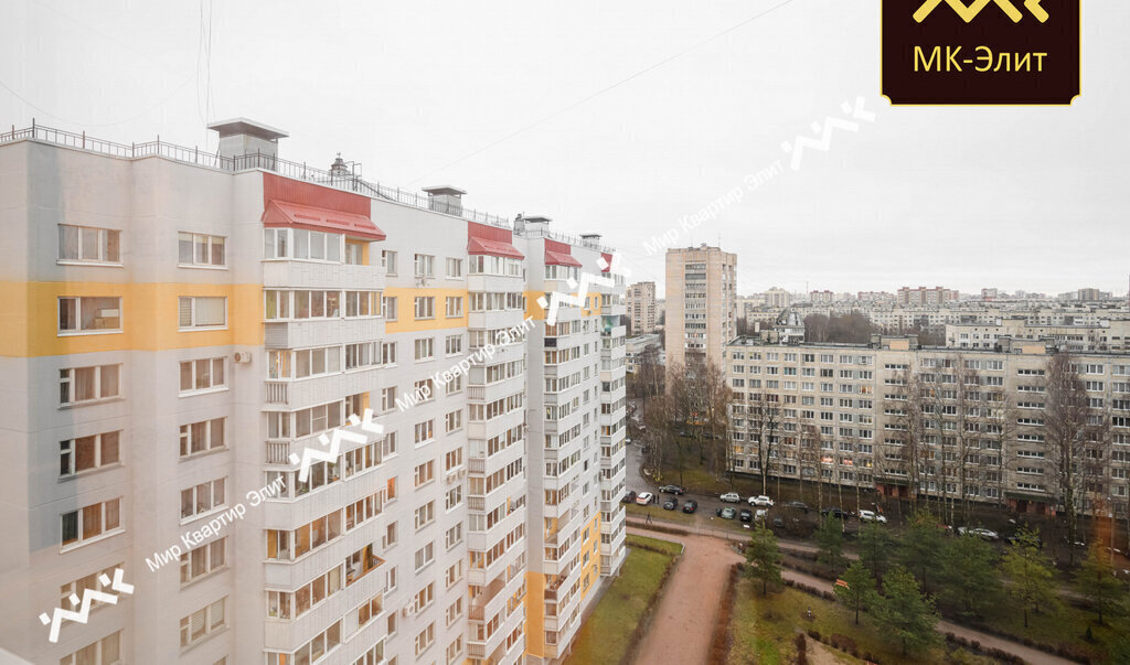 квартира г Санкт-Петербург метро Проспект Большевиков р-н Невский ул Коллонтай 17к/3 фото 19