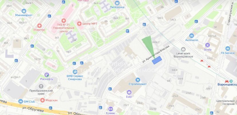 квартира г Москва метро Калужская ул Обручева 23 фото 5