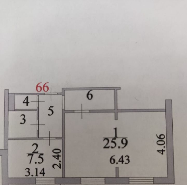 квартира г Железногорск ул Ленина 65к/3 фото 12