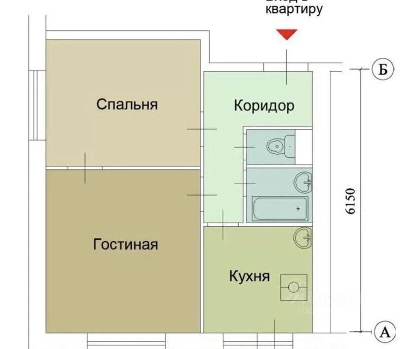 квартира г Москва метро Кузьминки ул Окская 6к/2 муниципальный округ Кузьминки фото 7