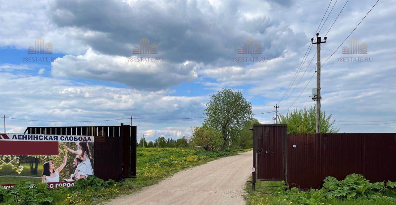 земля р-н Выборгский п Первомайское пос, Ленинская Слобода кп, ул. Маршала Тимошенко фото 4