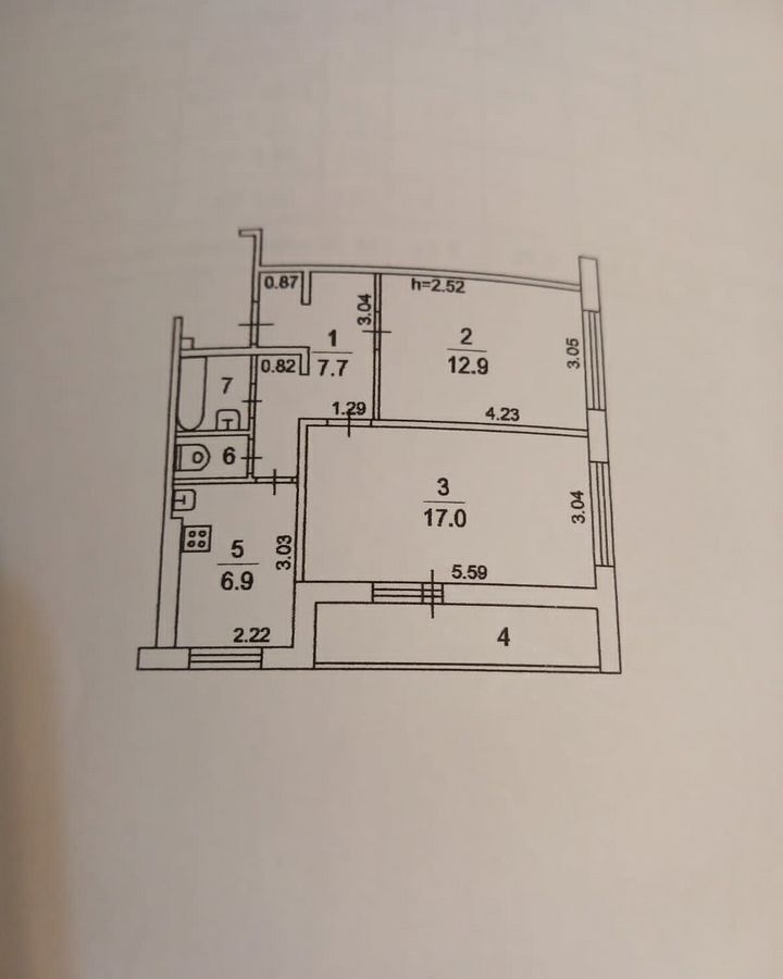 квартира г Жуковский ул Молодежная 5 Ильинская фото 16