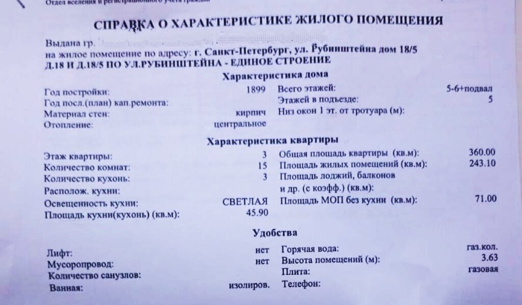 квартира г Санкт-Петербург метро Достоевская пер Графский 5 Владимирский округ фото 5