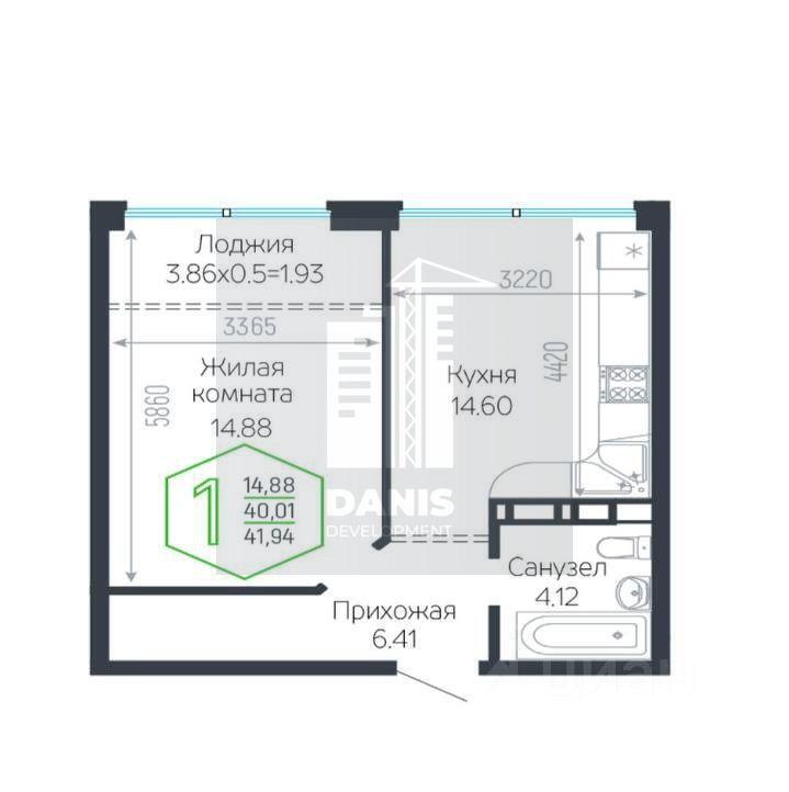 квартира г Краснодар р-н Центральный ул Обрывная 132/1 3 ЖК «Гарантия на Обрывной» фото 1