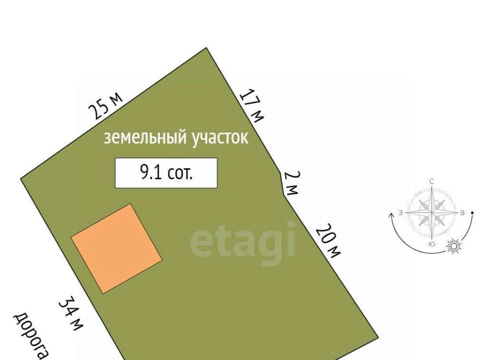 дом р-н Нововаршавский рп Нововаршавка ул Октябрьская 21 фото 2