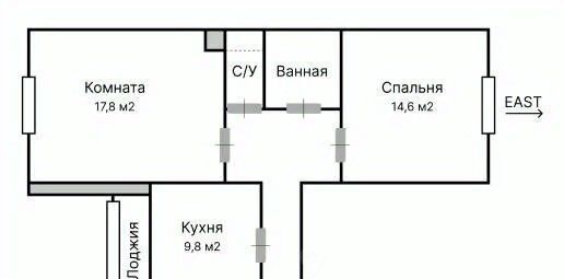 квартира г Москва ул Ирины Левченко 1 поле, Октябрьское фото 2