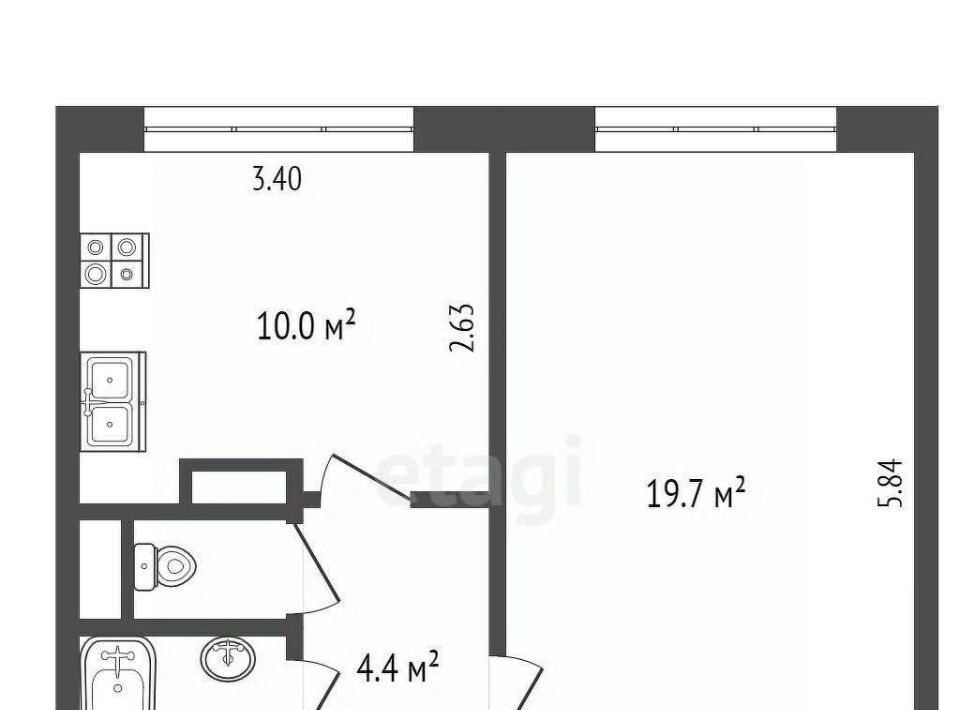 квартира г Москва метро Строгино ул Таллинская 32к/1 фото 2