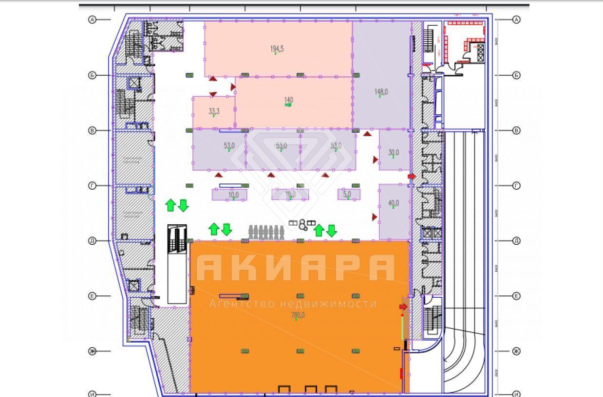 свободного назначения г Москва метро Проспект Мира пр-кт Олимпийский 16с/5 муниципальный округ Мещанский фото 13