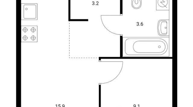 квартира г Одинцово ул Каштановая 16к/1 Одинцово фото 14