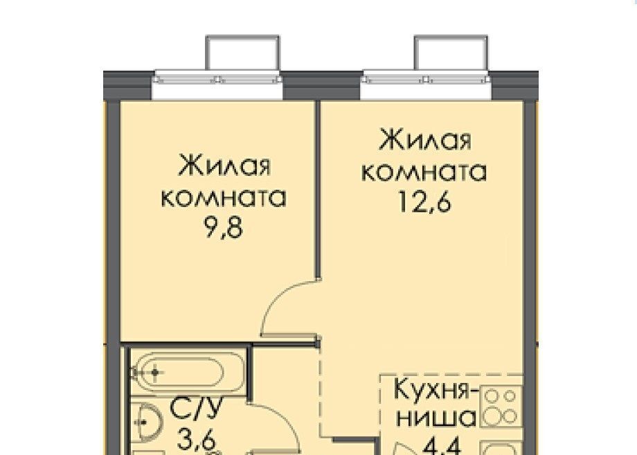 квартира г Москва п Сосенское п Коммунарка ул Александры Монаховой 87к/3 Потапово фото 12