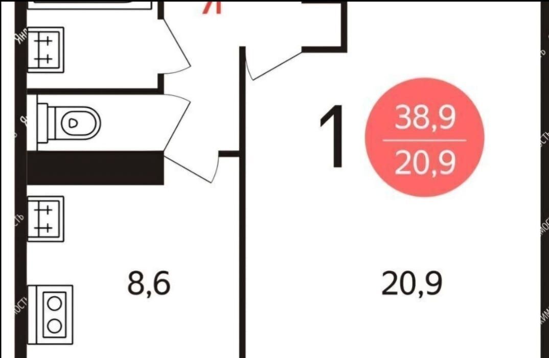 квартира г Москва метро Строгино б-р Строгинский 4к/2 муниципальный округ Строгино фото 13