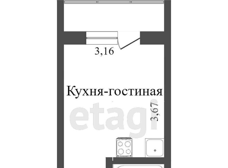 квартира р-н Пензенский с Засечное ул Светлая 15 ЖК «Оригами» Засечный сельсовет фото 19