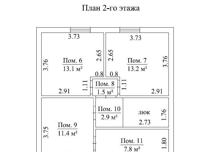 дом р-н Боровский д Совьяки снт Заря с пос, 208 фото 5