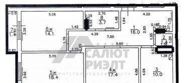 квартира г Калининград р-н Ленинградский ул Горького 176гк/1 ЖК «Веста» фото 23