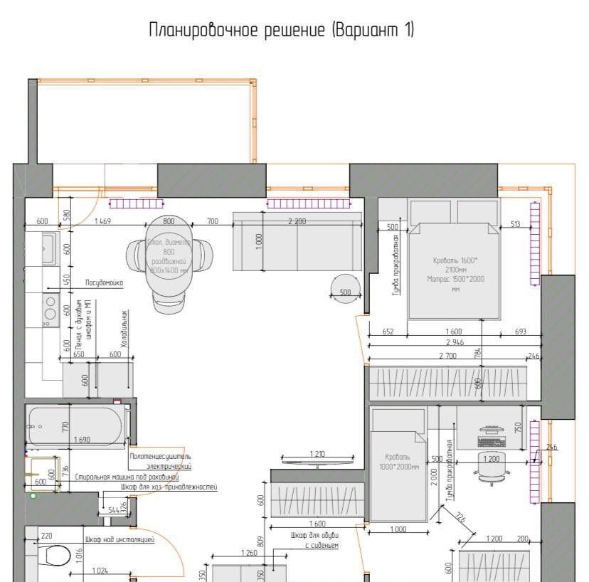 квартира г Тюмень р-н Центральный ул Профсоюзная 59 ЖК City Life Центральный административный округ фото 14