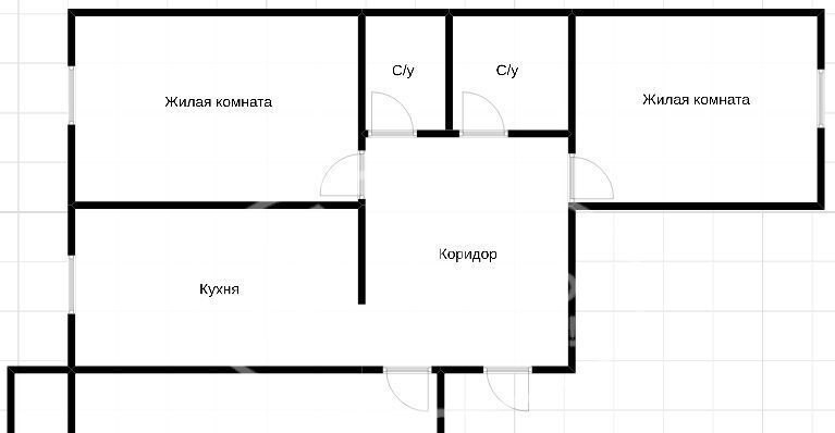 квартира р-н Березовский с Березовка ул Свободы 27 фото 10