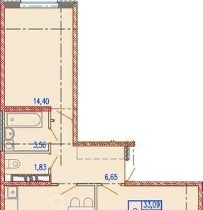 квартира г Краснодар р-н Прикубанский ул Героев-Разведчиков 8к/3 фото 1