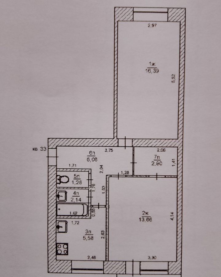 квартира г Ульяновск р-н Засвияжский ул Ефремова 99 фото 28