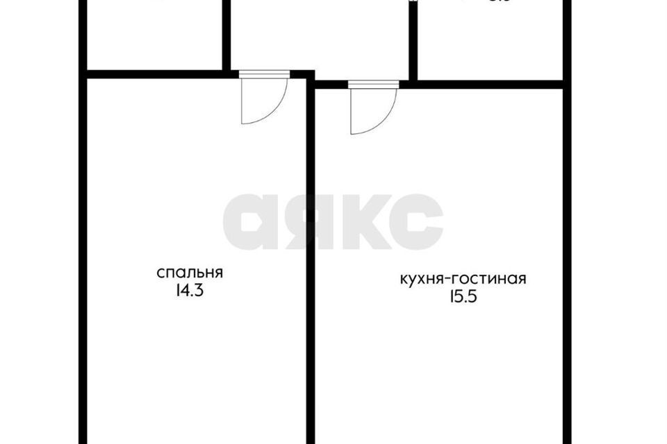 квартира г Краснодар р-н Прикубанский ул Кореновская 57/2 муниципальное образование Краснодар фото 6