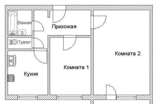 квартира г Москва метро Покровское проезд Харьковский 11к/3 муниципальный округ Бирюлёво Западное фото 22