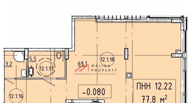 торговое помещение г Химки мкр Подрезково к 3, Ховрино, 1-й Шереметьевский жилой комплекс фото 3