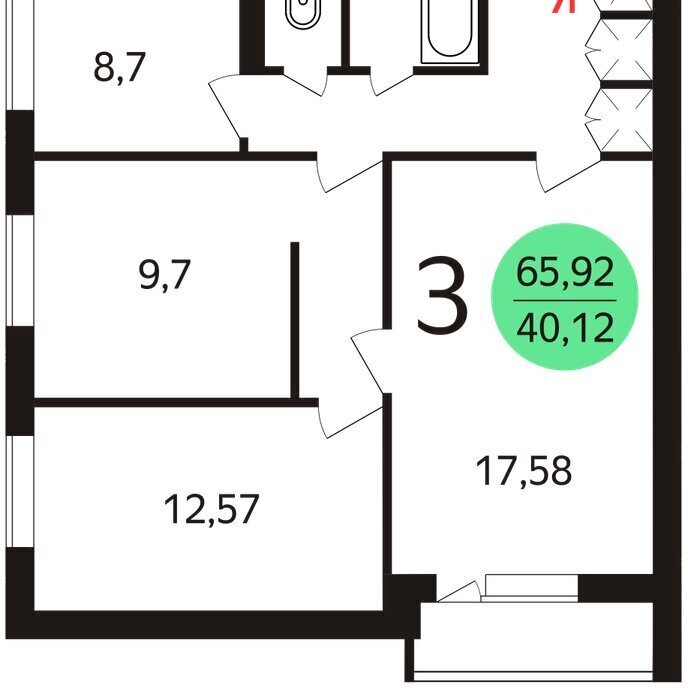 квартира г Москва метро ВДНХ ул 3-я Новоостанкинская 4 фото 14