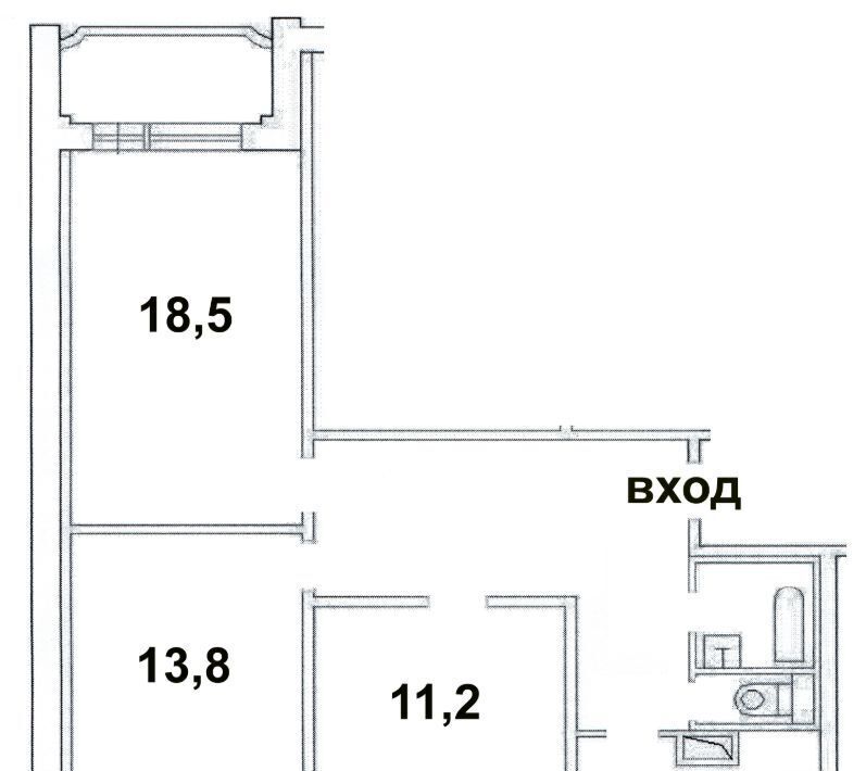 квартира г Москва метро Волоколамская ш Пятницкое 12к/2 фото 16