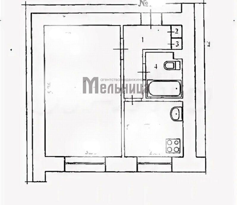 квартира г Волгоград р-н Краснооктябрьский ул им. маршала Еременко 116 фото 16